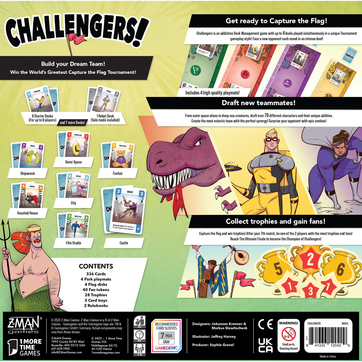 Challengers board game gameplay setup