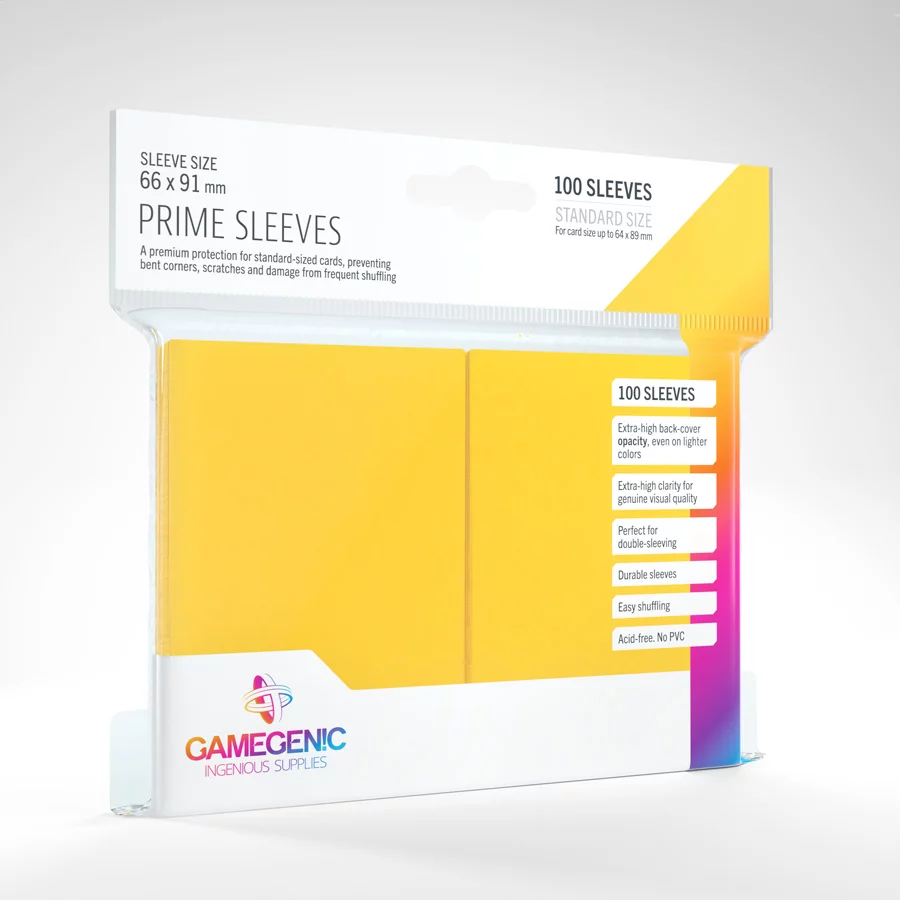 Gamegenic: Prime Sleeves Yellow