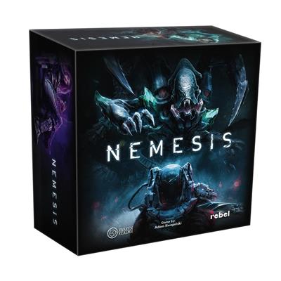 Nemesis sci-fi horror survival board game box | Elderwoods