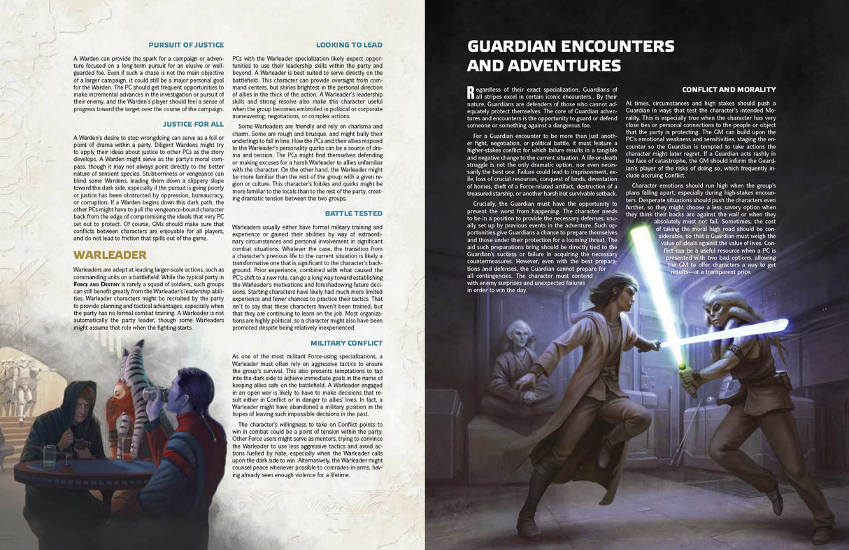 Star Wars - Force and Destiny RPG: Keeping the Peace