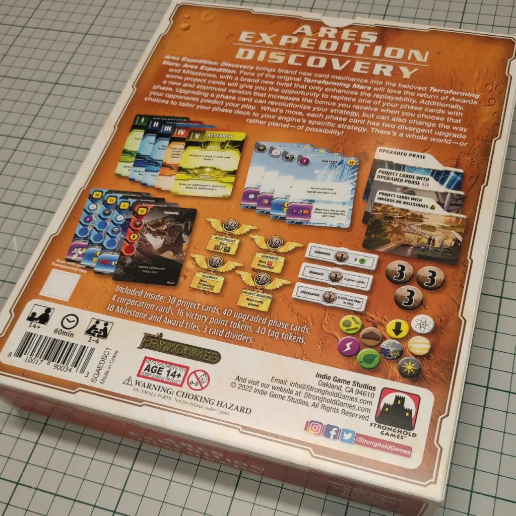 Terraforming Mars: Ares Expedition - Discovery Expansion