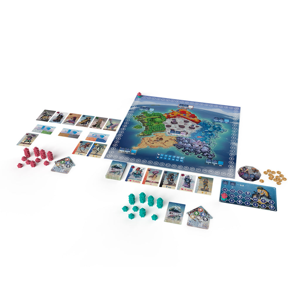 Ethnos 2nd Edition tribe cards and game board