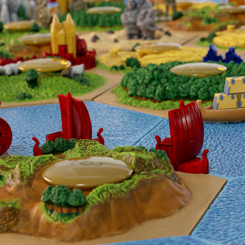 Catan 3d Seafarers + Cities & Knights