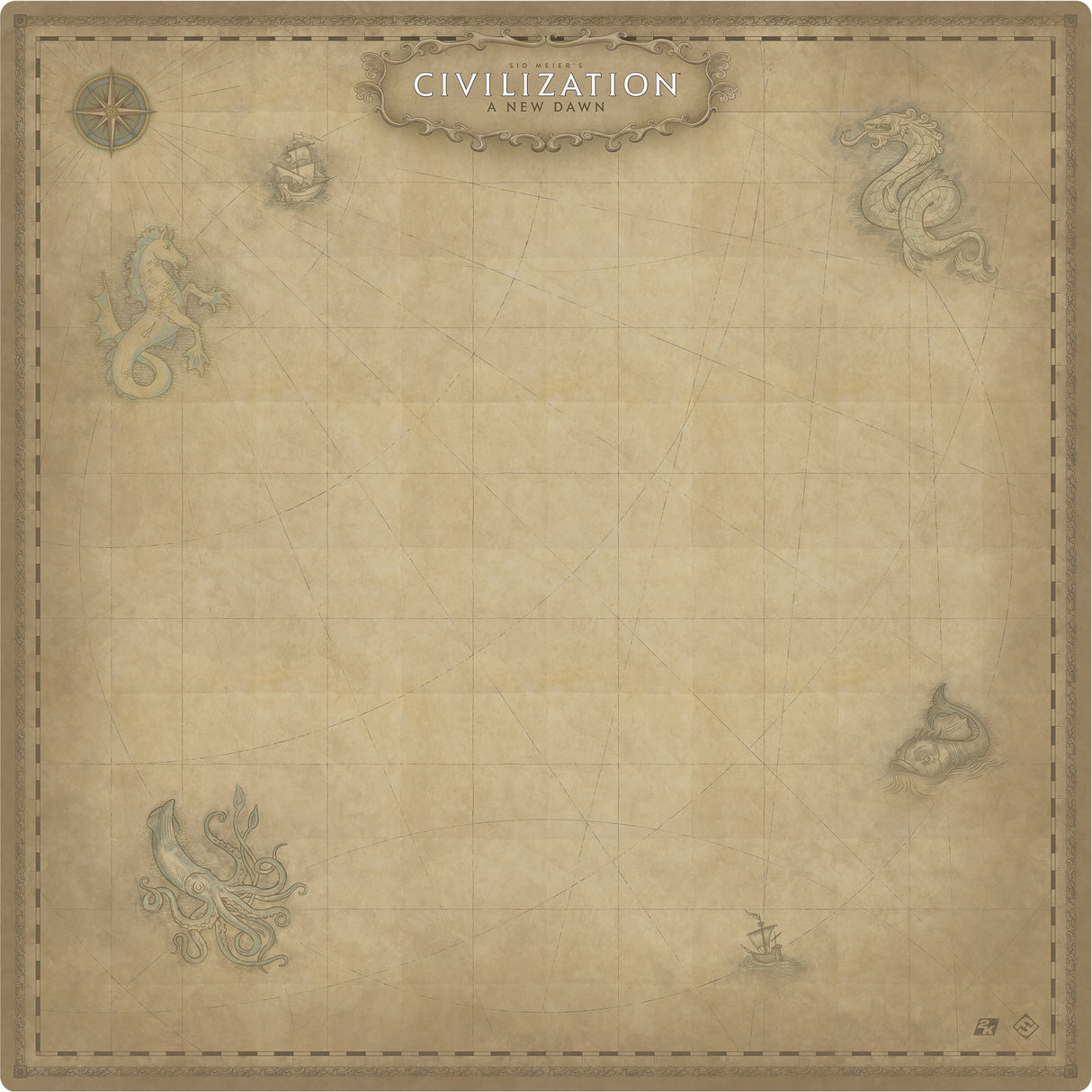 Sid Meier's Civilization: Game Mat full layout view
