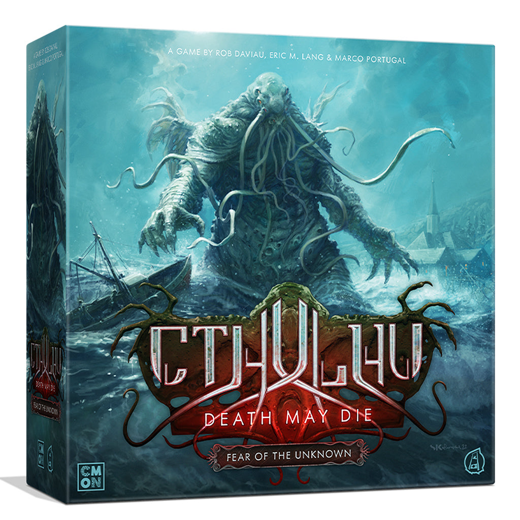 Cthulhu: Death May Die: Fear of the Unknown board game box | Elderwoods