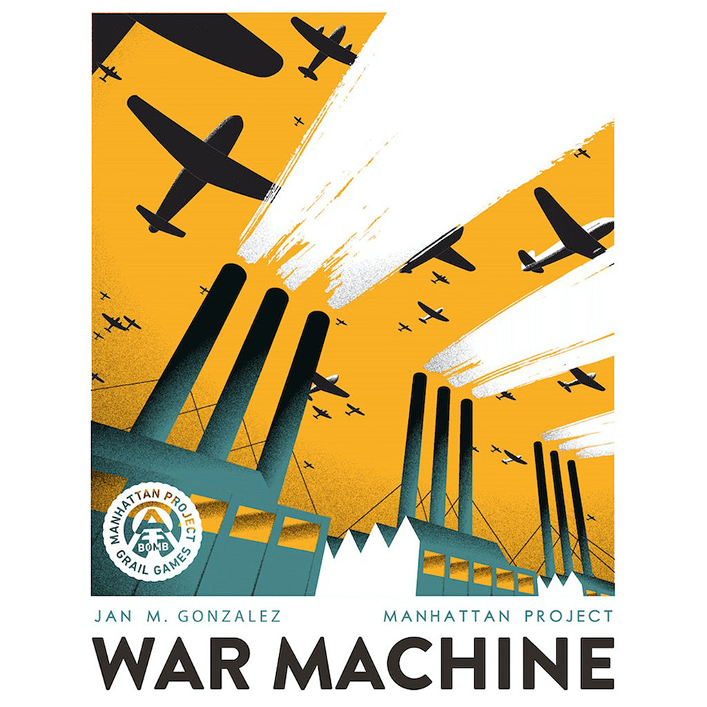 Manhattan Project: War Machine board game box back