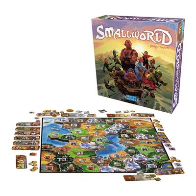 Small World game board and territories