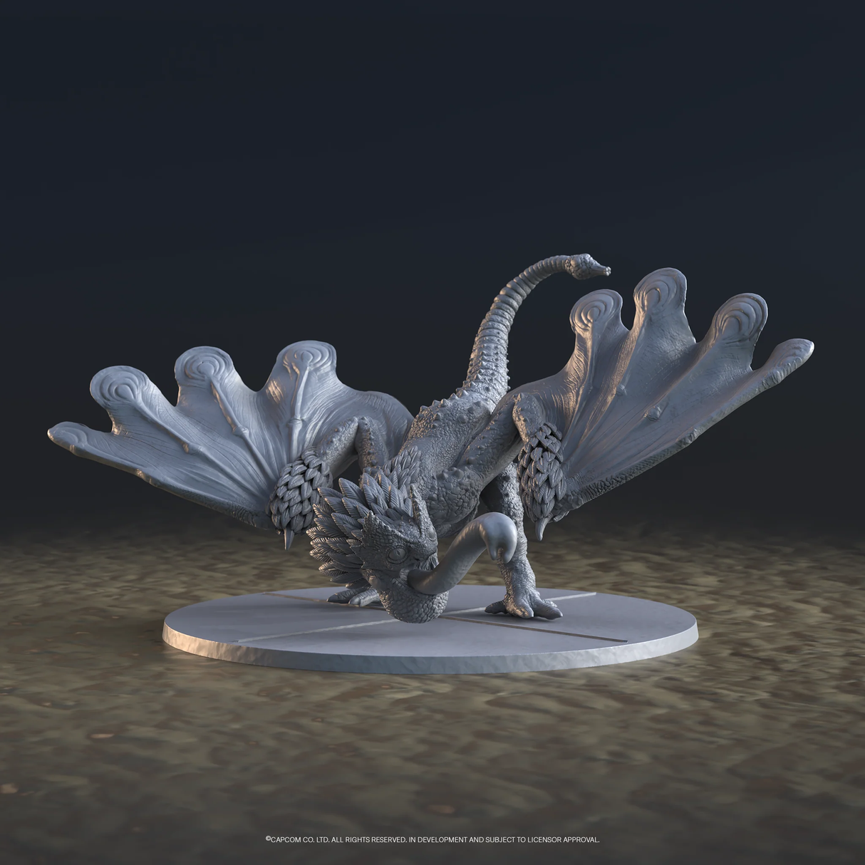 Monster Hunter World - Wildspire Waste monster and hunter miniatures