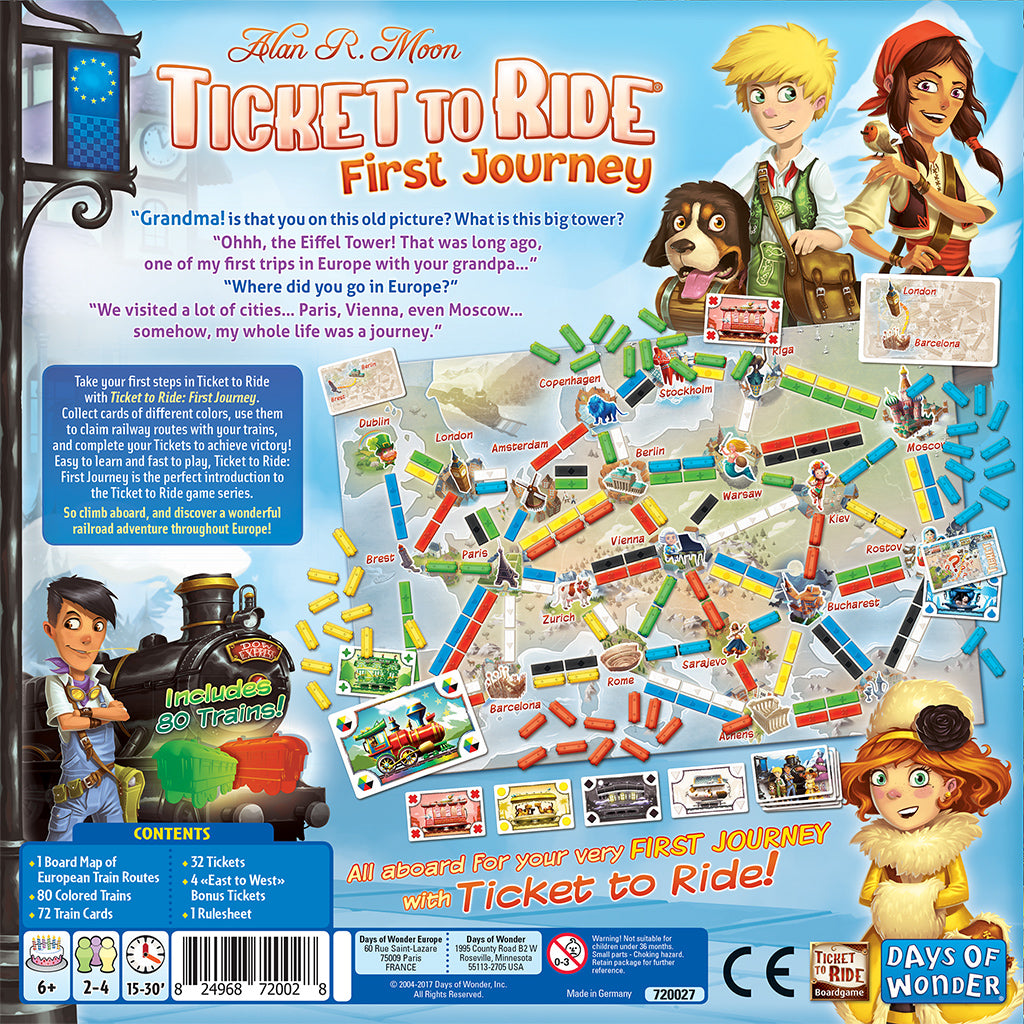 Ticket To Ride: Europe - First Journey