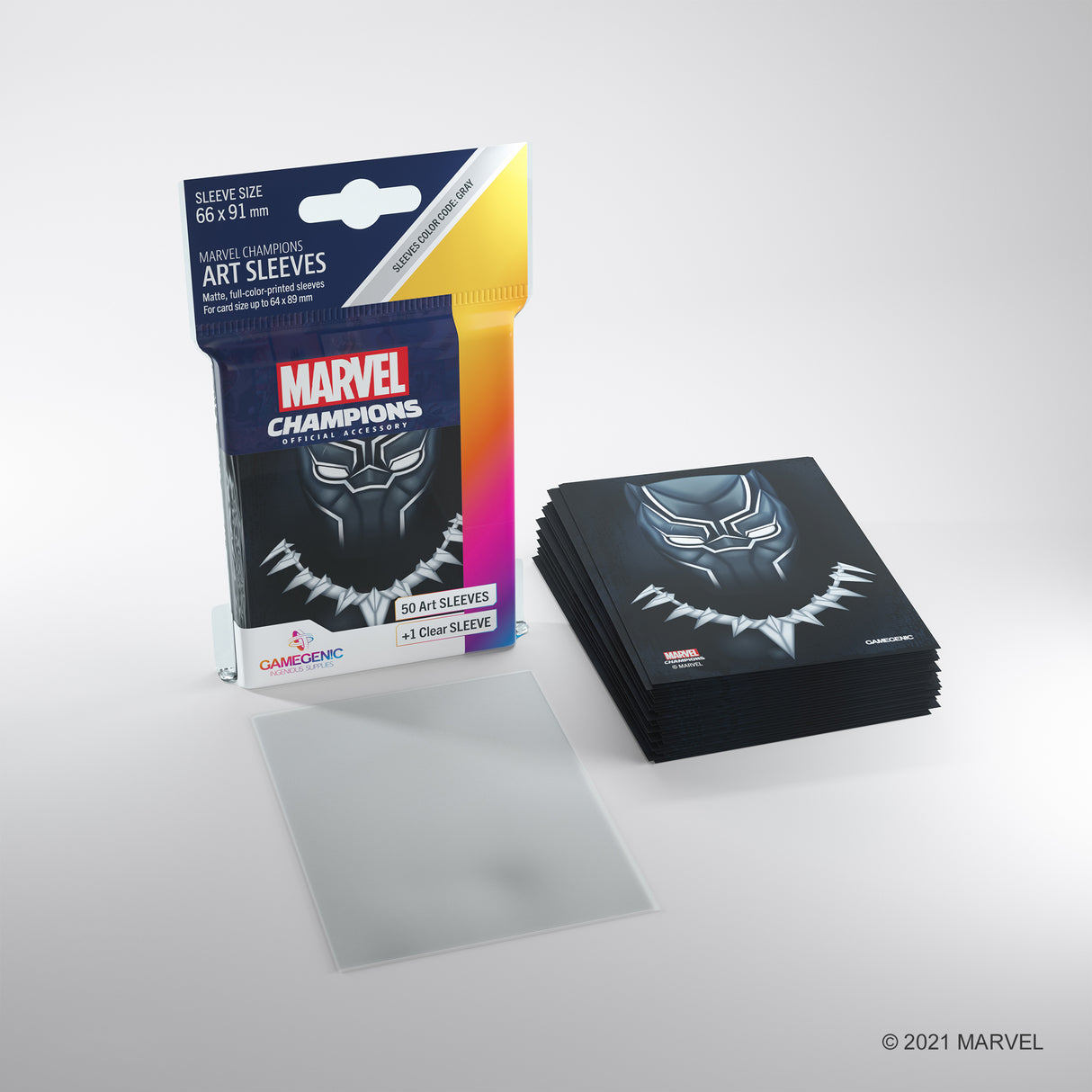 Marvel Champions Art Sleeves: Black Panther