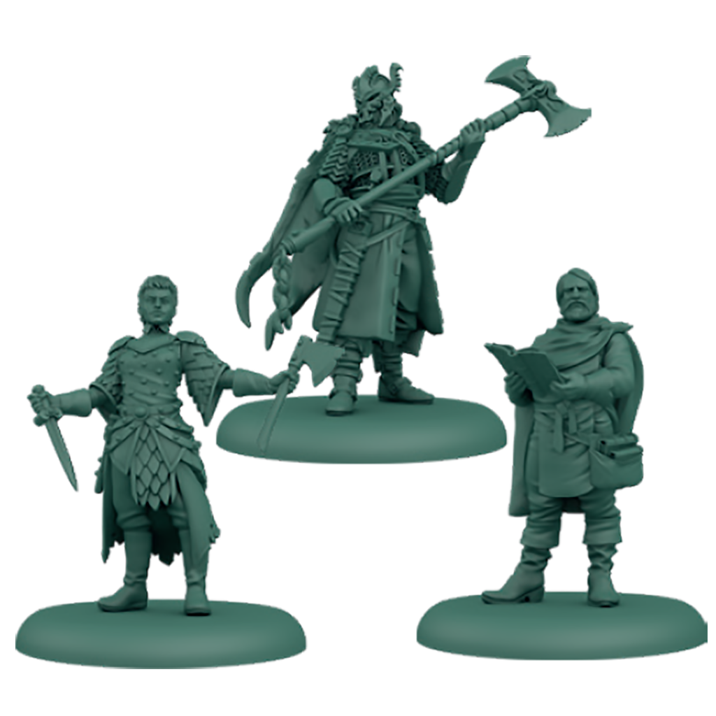 A Song of Ice & Fire: Greyjoy Starter Set miniatures and units