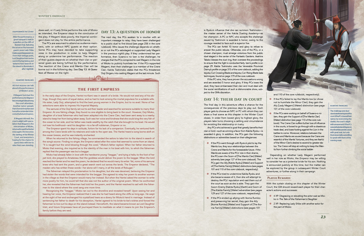 L5R RPG: Winter's Embrace Legend of the Five Rings