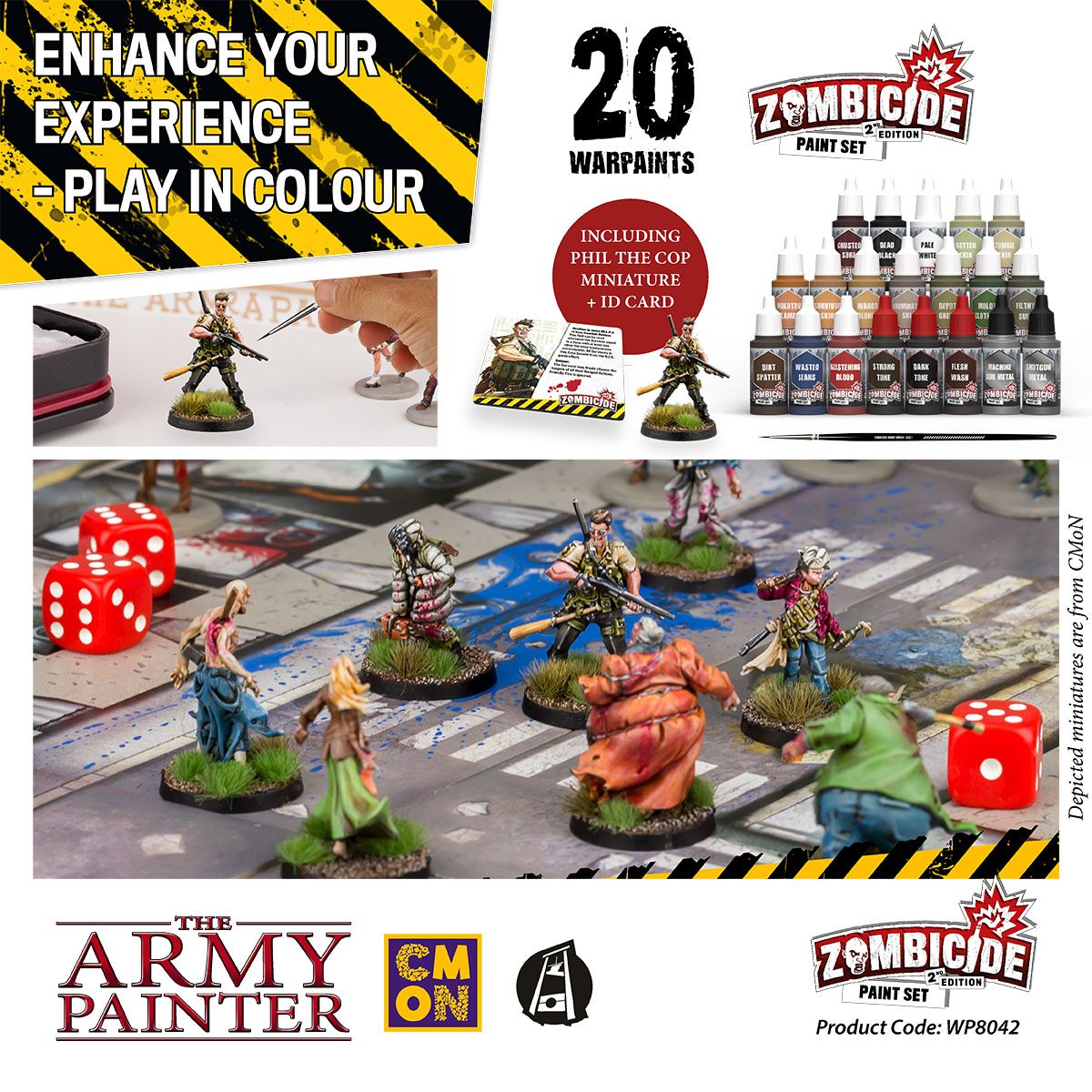Warpaints: Zombicide 2nd Edition Paint Set