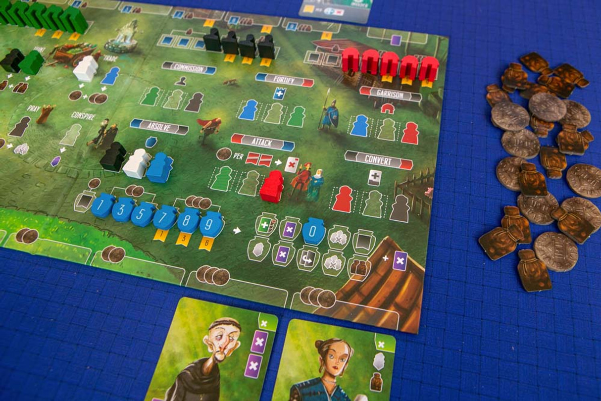 Paladins of the West Kingdom worker placement mechanics