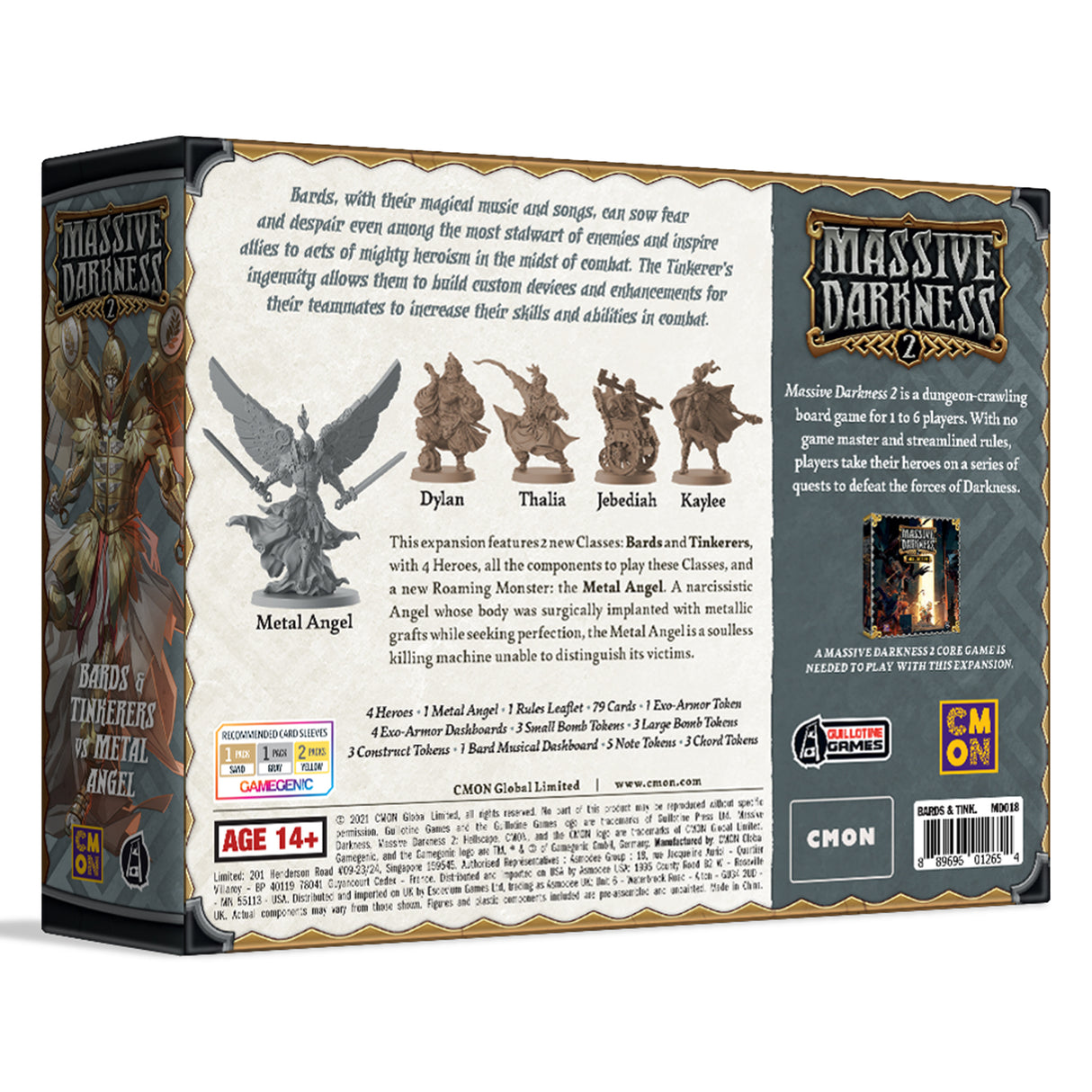 Massive Darkness 2: Bards & Tinkerers vs Metal Angel