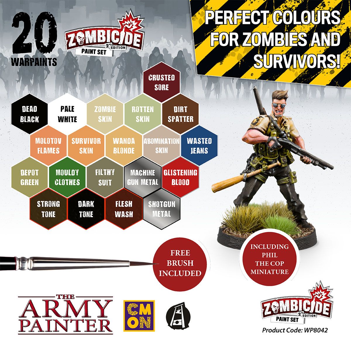 Warpaints: Zombicide 2nd Edition Paint Set