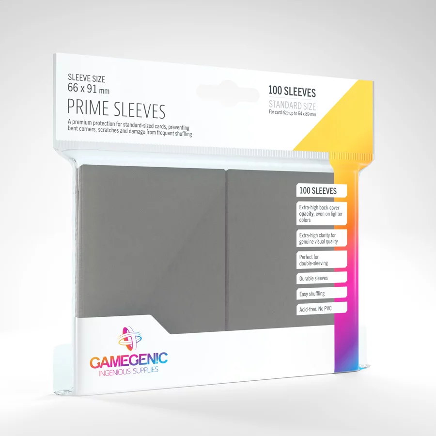Gamegenic: Prime Sleeves Gray