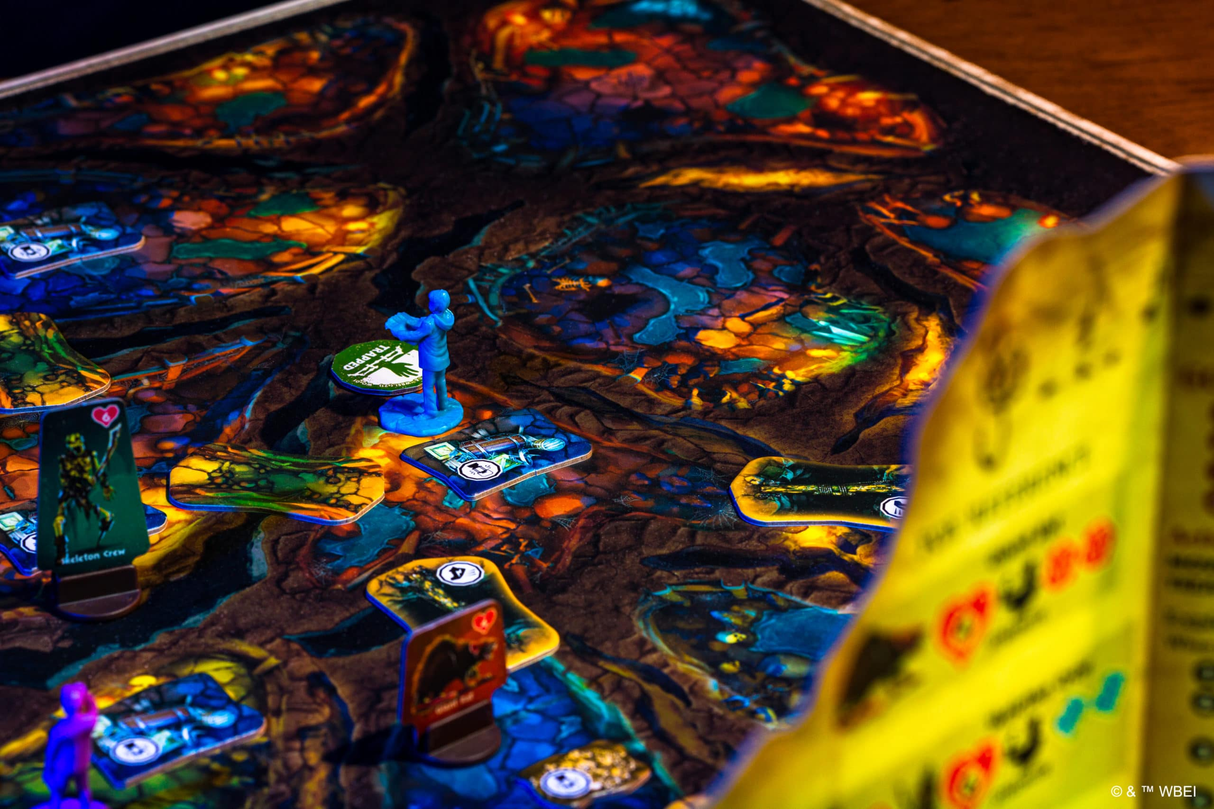 The Goonies: Never Say Die gameplay setup with map tiles