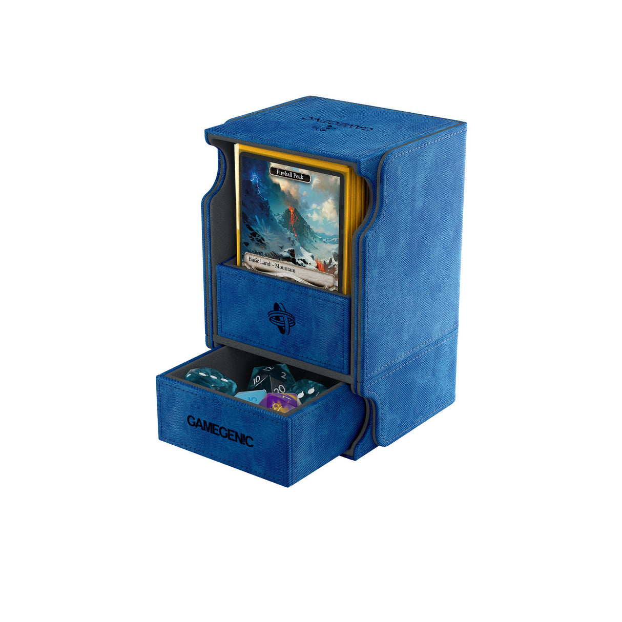 Gamegenic: Watchtower Deck Box 100plus Blue magnetic closure