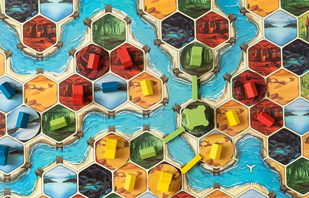 Terra Nova gameplay with faction abilities