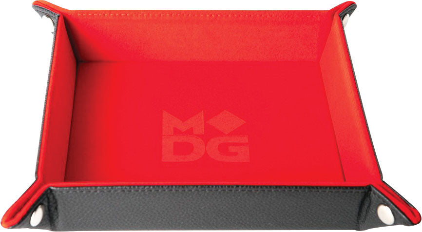 Dice Tray - Red Velvet Folding 10*10