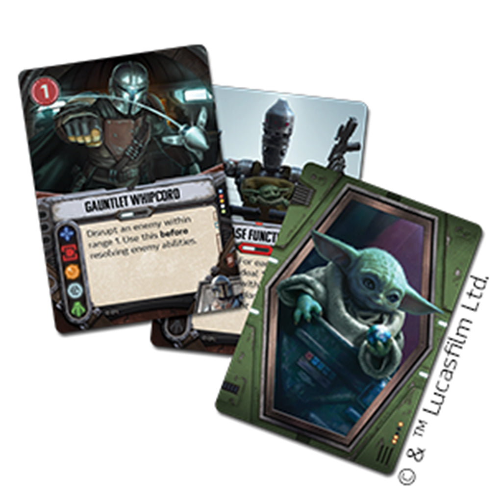 The Mandalorian: Adventures character miniatures and cards