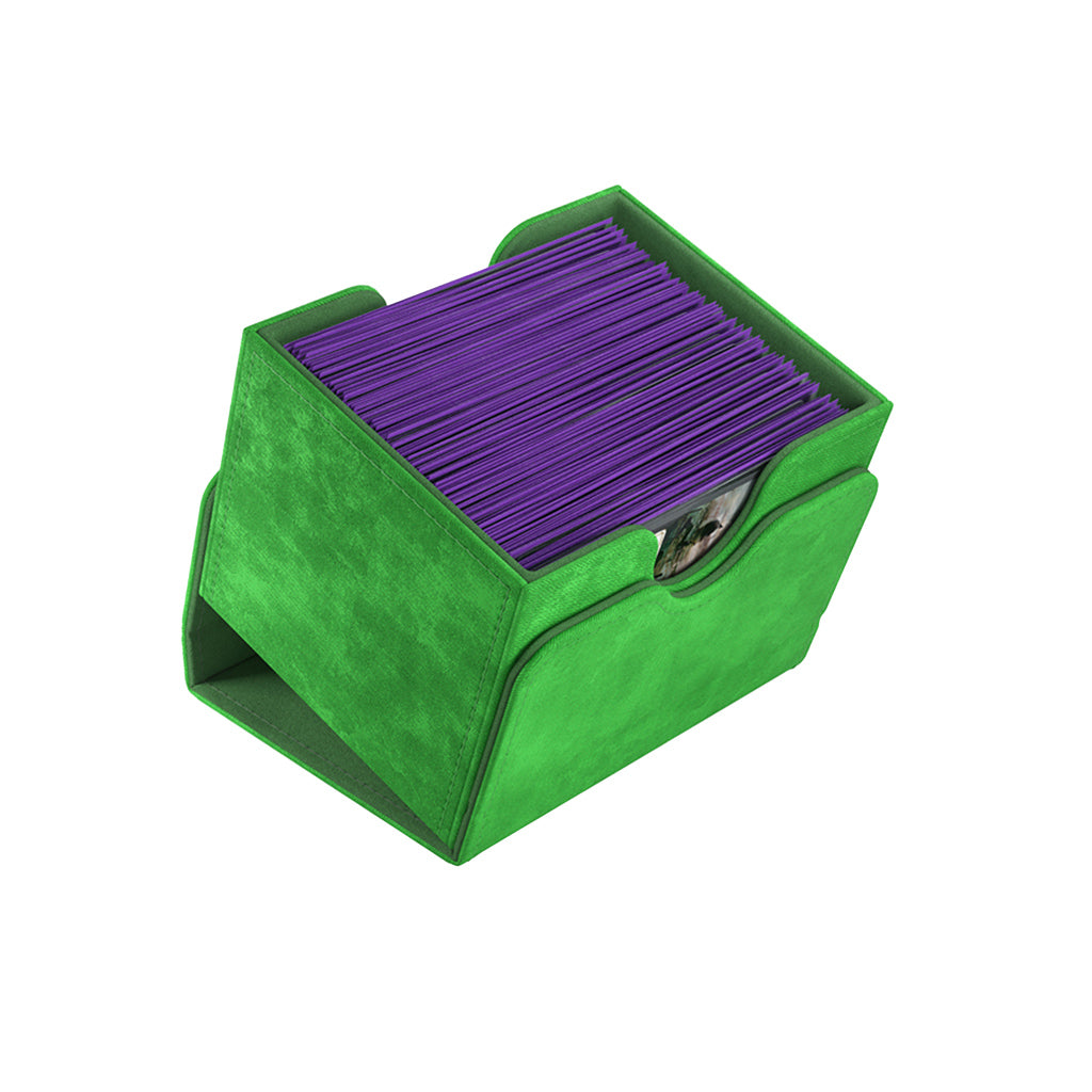 Gamegenic: Sidekick 100+ XL - Green side view showing magnetic closure