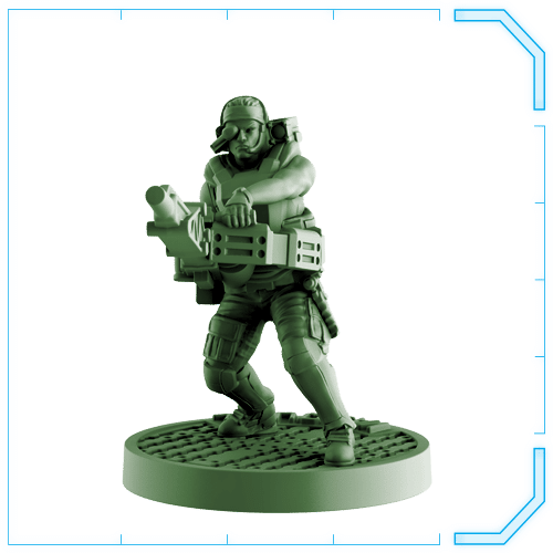 Aliens Board Game marine miniatures