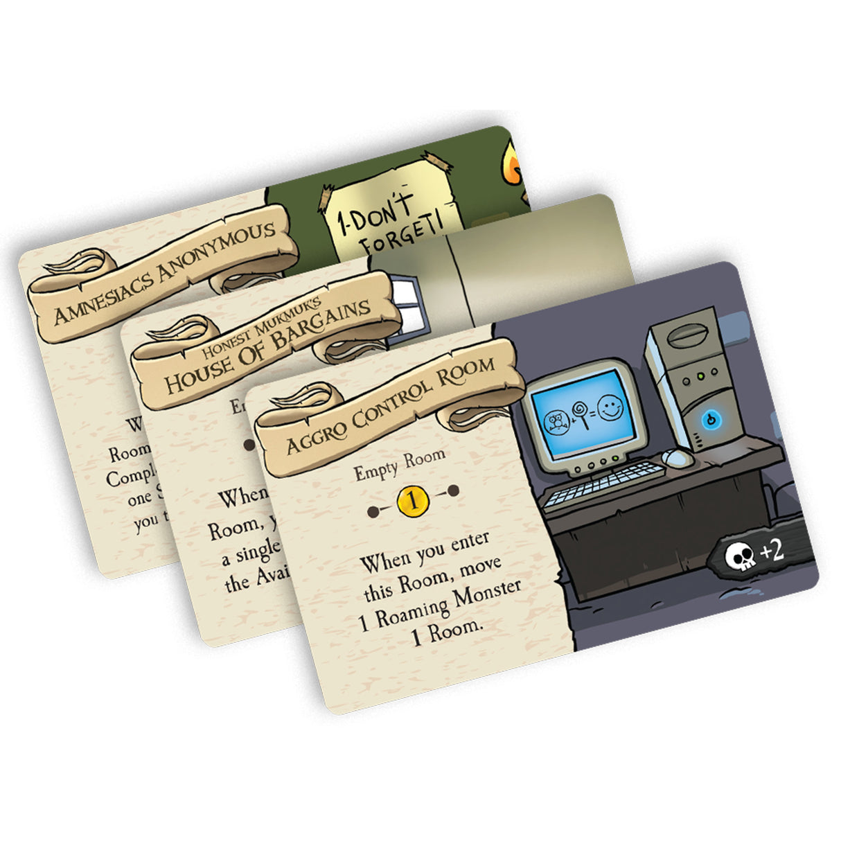 Munchkin Dungeon: Side Quest board game cards and tokens