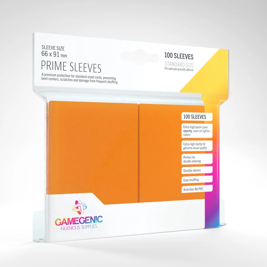 Gamegenic: Prime Sleeves Orange