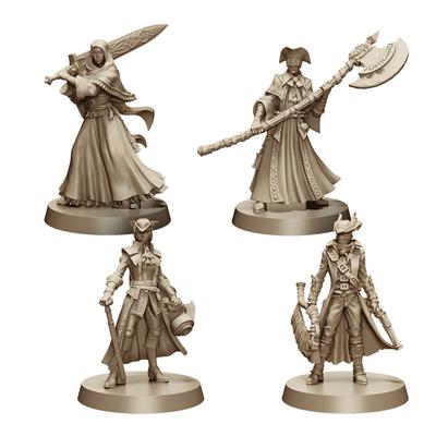 Bloodborne TBG box contents and miniatures