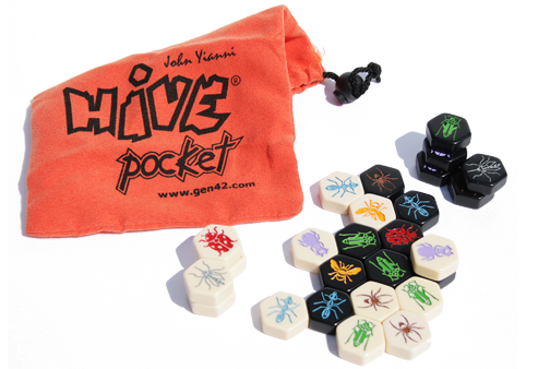 Hive: Pocket Edition board game tiles and gameplay