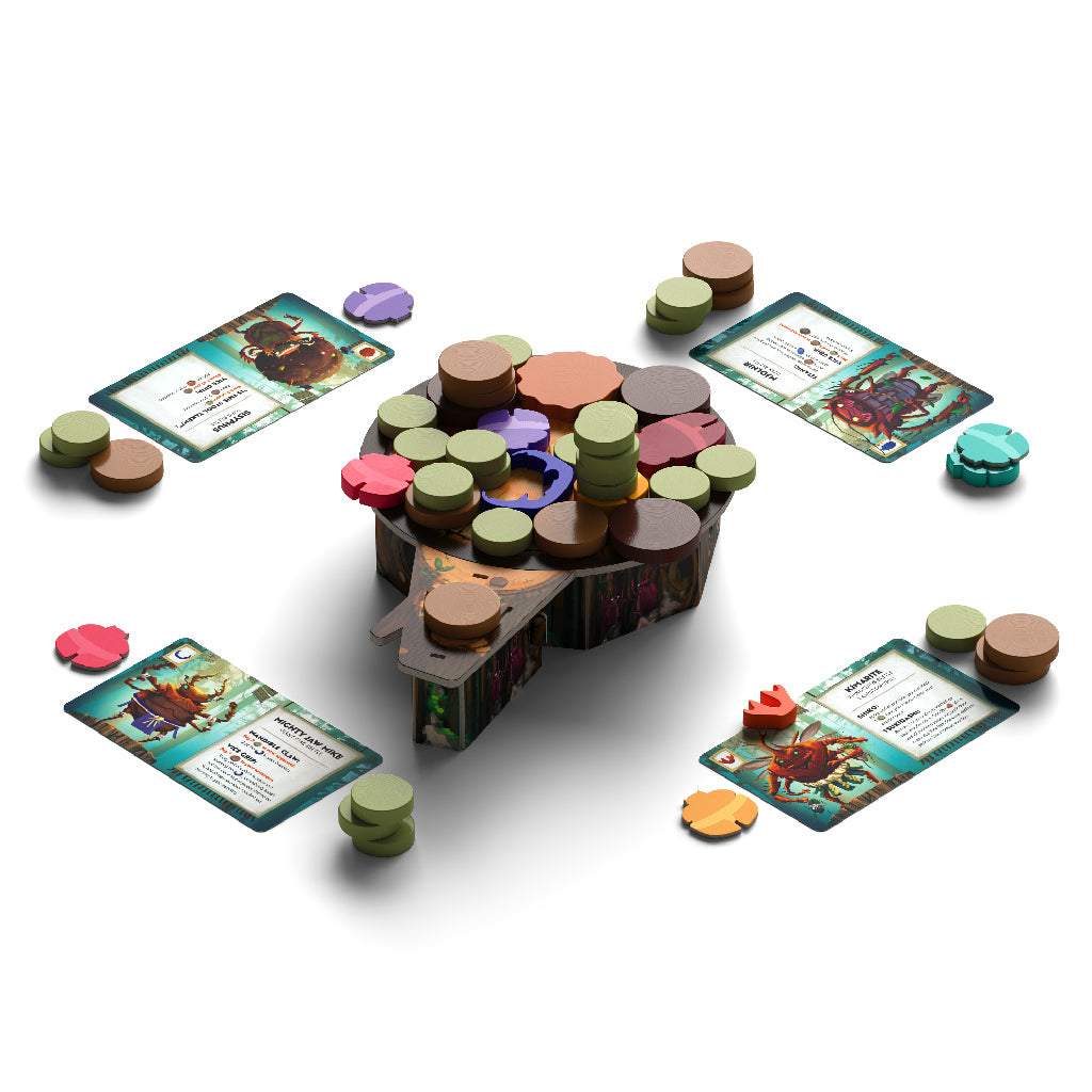 Kabuto Sumo board game box and components