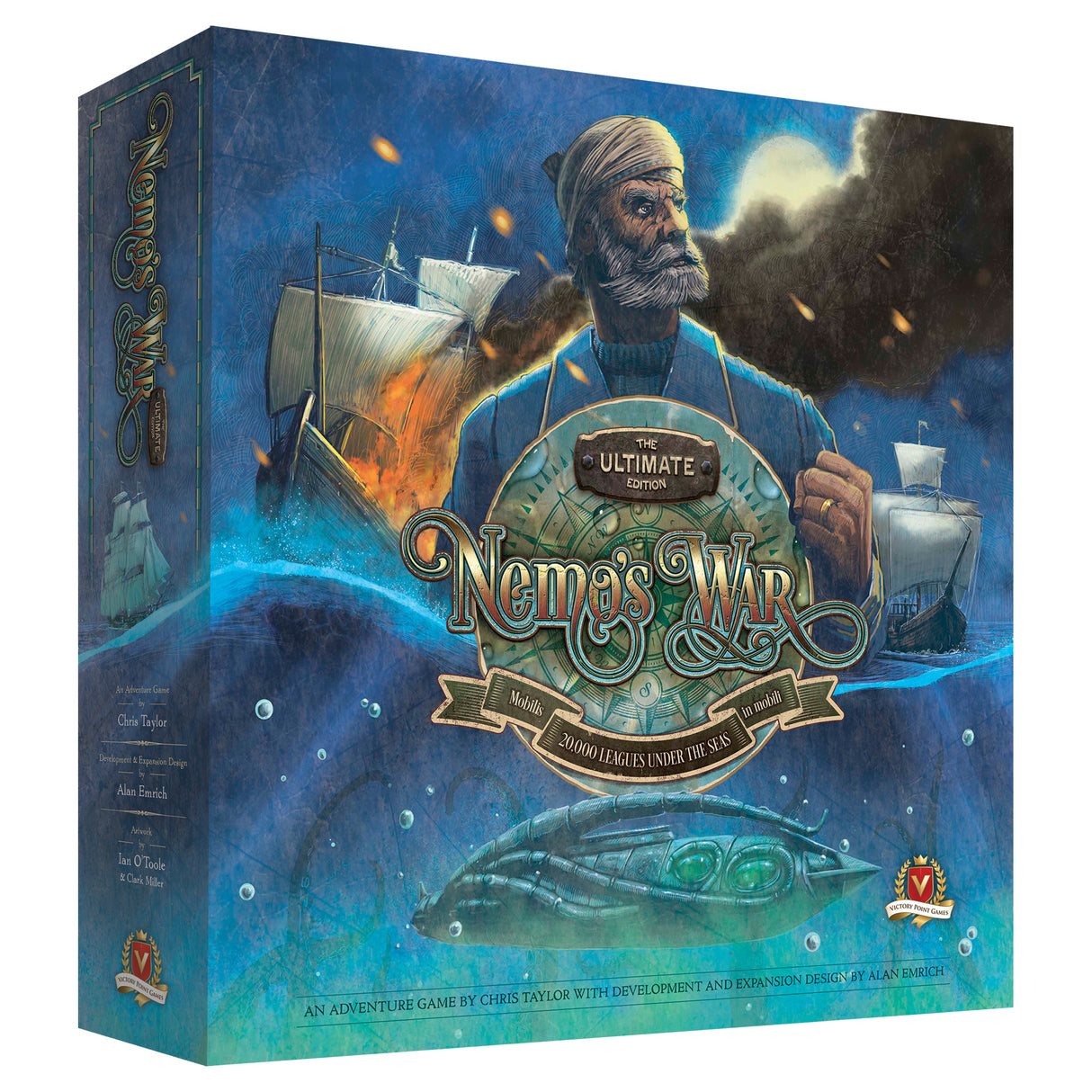 Nemo's War board game box | Elderwoods