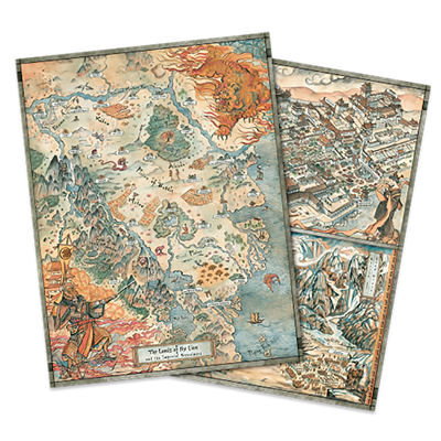 L5R RPG: Blood of the Lioness Legend of the Five Rings RPG interior pages with adventure content