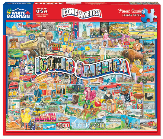 Iconic America – 1000 Piece Jigsaw Puzzle White Mountain