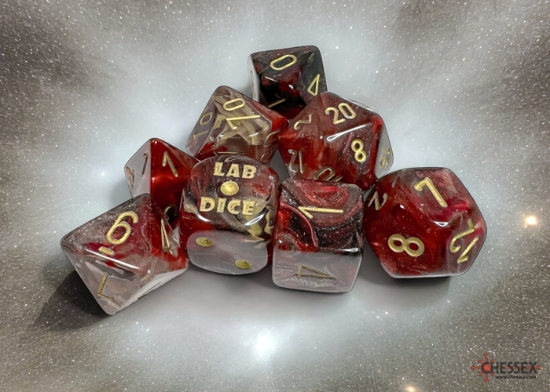 Lab Dice 8: Polyhedral 7-Die Set (w/ bonus die) RPG | Elderwoods