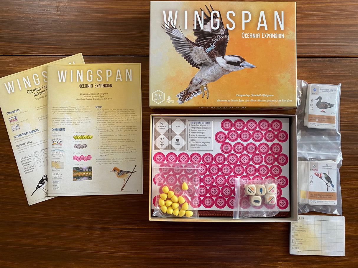 Wingspan: Oceania Expansion