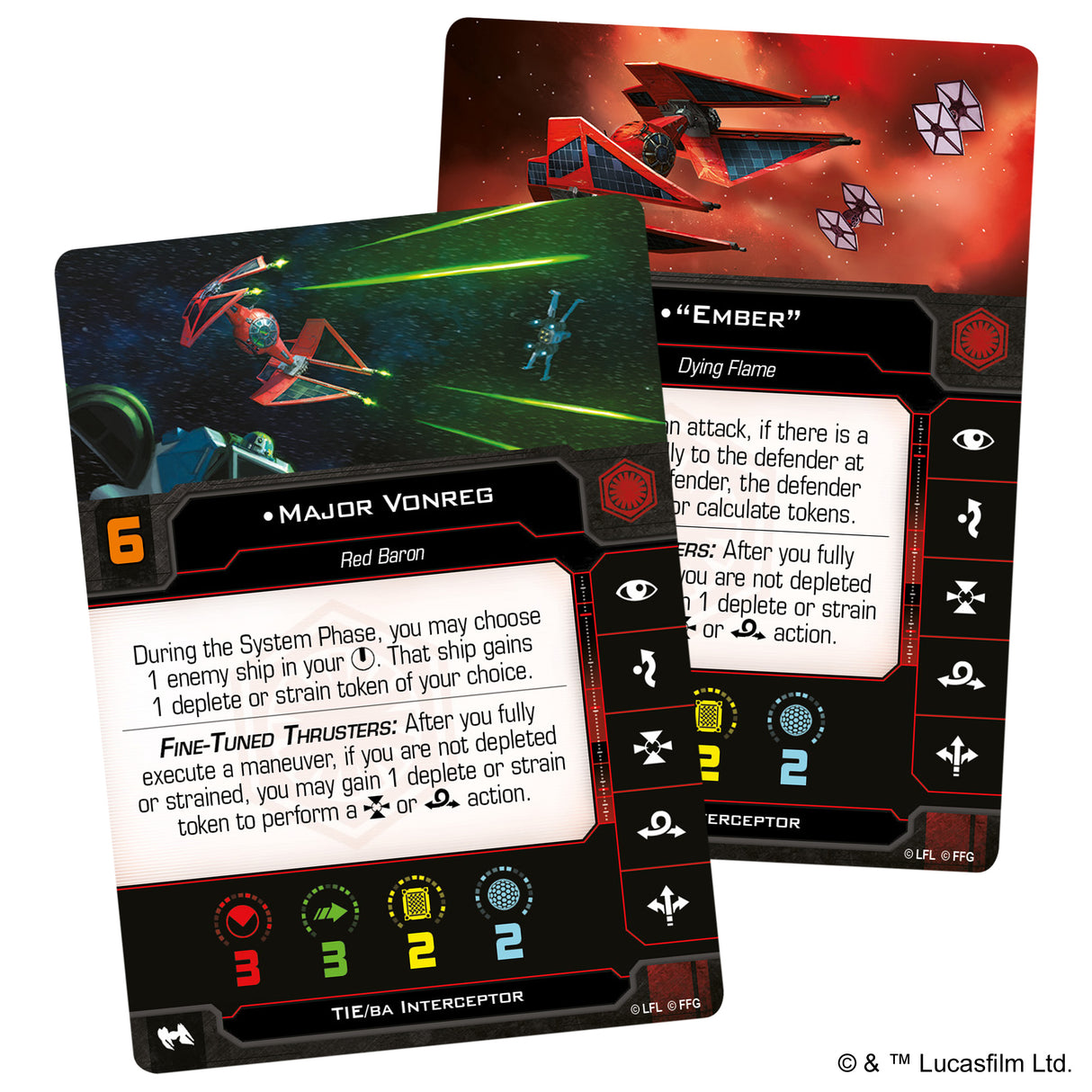 Star Wars X-Wing 2nd Ed: Major Vonreg’s TIE