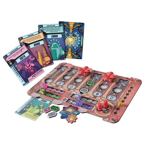 Cryo game components and resource cards