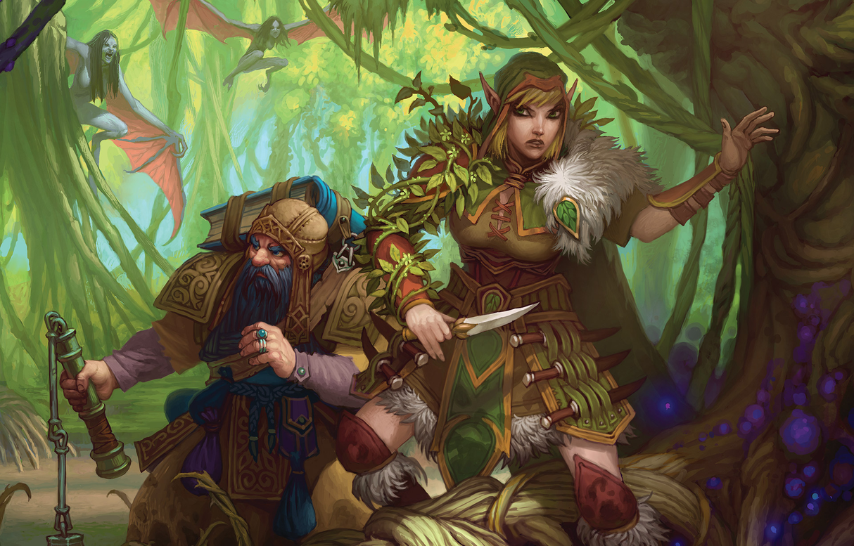 Genesys: Game Master's Screen RPG forest art