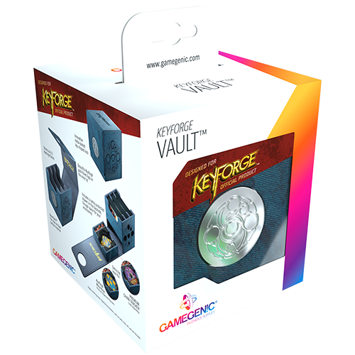 KeyForge: Deck Box Blue in box
