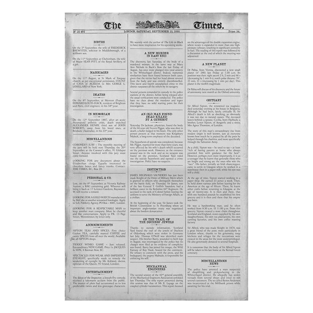 Sherlock Holmes: Carlton House and Queen's Park detective mystery game setup