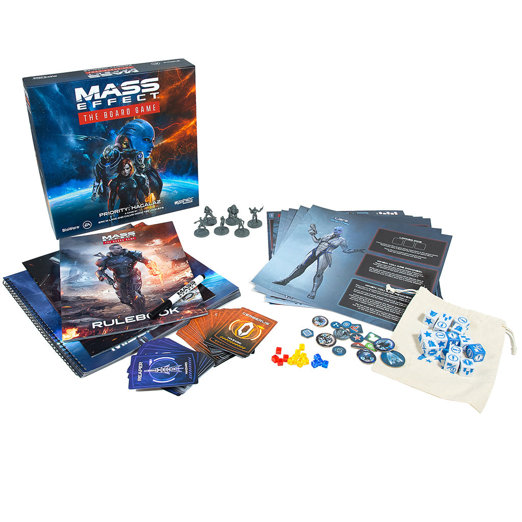 Mass Effect The Board Game Priority Hagalaz detailed expansion pieces with Mass Effect universe content