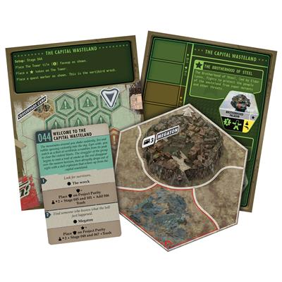 Fallout detailed game pieces and tokens