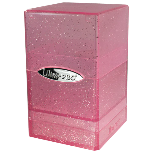 Ultra Pro Satin Tower: Glitter Pink | Elderwoods