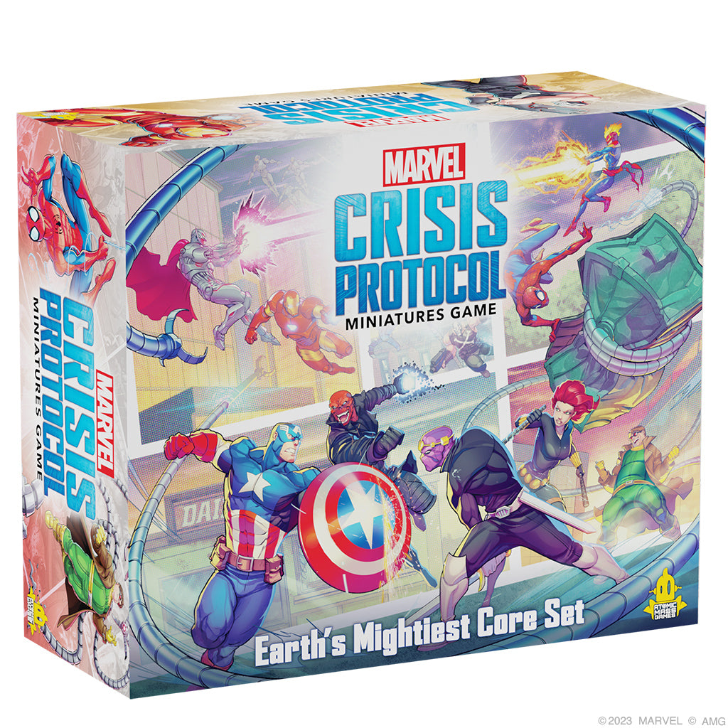 Marvel Crisis Protocol Earth's Mightiest Core Set miniatures game box | Elderwoods