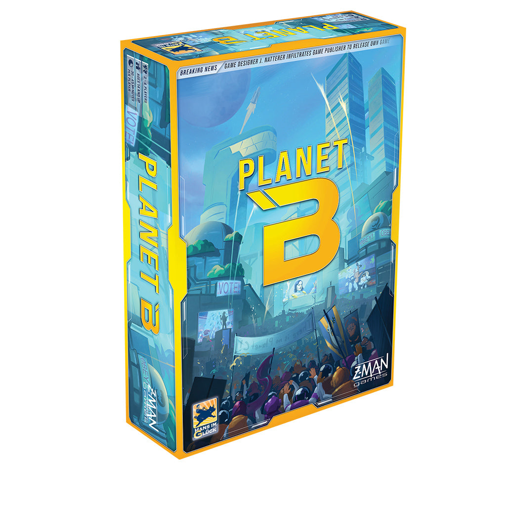 Planet B board game box | Elderwoods