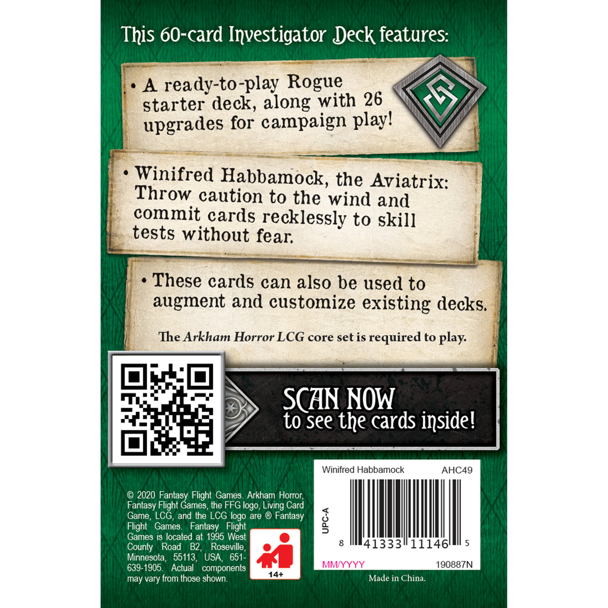 Arkham Horror: TCG - Winifred Habbamock Starter Deck