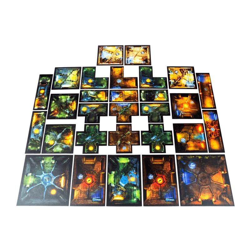 Bardsung fantasy adventure campaign board game setup